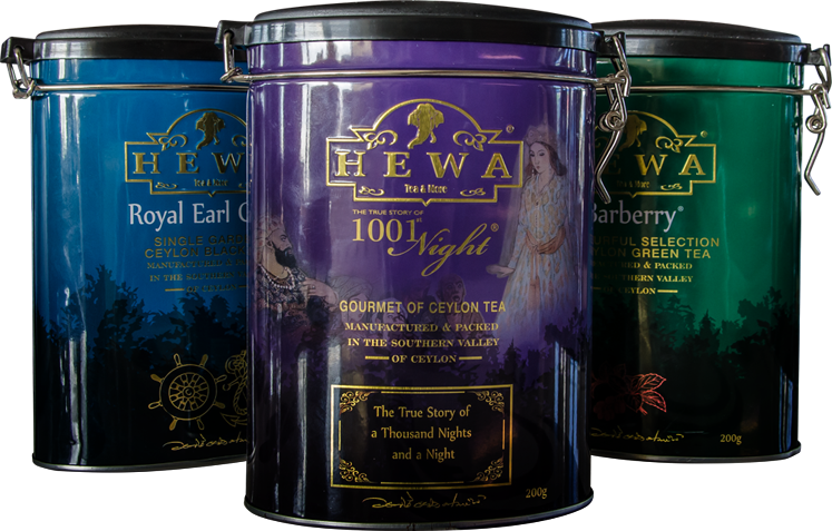 Sypané čaje Hewa
Součástí naší nabídky jsou i sypané čaje Hewa servírované na kompletním čajovém servisu. Jde o tradiční celolistový čaj OPA sklizený a zpracovaný na plantážích jižní Srí Lanky,  které byly založeny již v roce 1825.